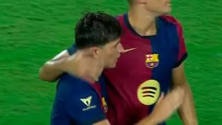 El gol del sorprendente primer pichichi del Barça: ¡Derechazo de Pablo Torre!