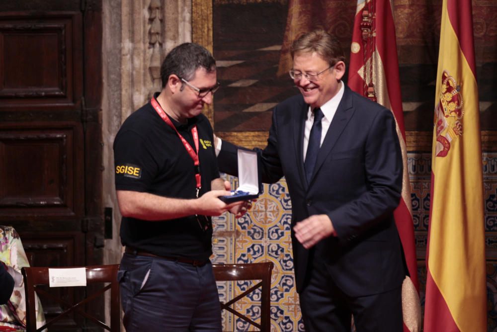 Acto institucional por el 9 d'Octubre en el Palau de la Generalitat