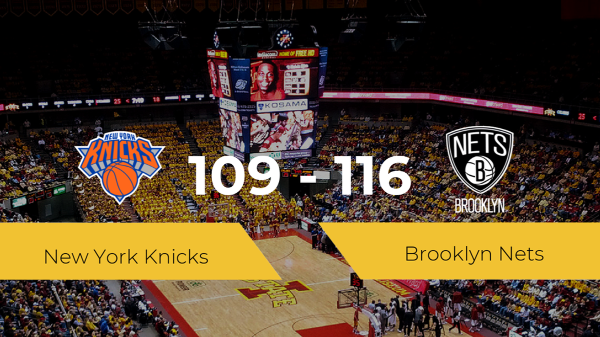 Brooklyn Nets logra la victoria frente a New York Knicks por 109-116