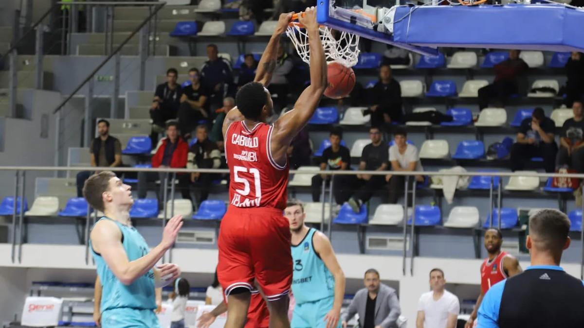 Bruno Caboclo, en un partido de Eurocup con Hapoel Tel Aviv