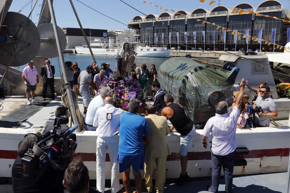 Celebración de la Virgen del Carmen en València