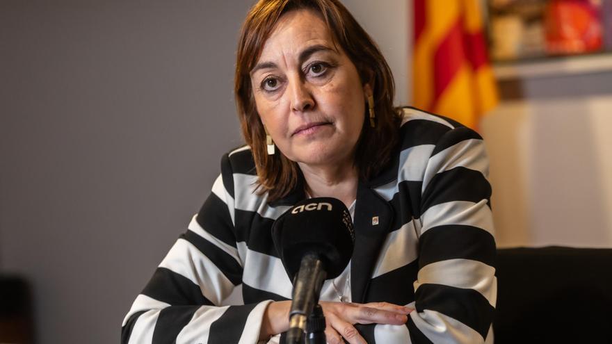 La portaveu del Govern i consellera de Territori, Sílvia Paneque, durant una entrevista amb l'ACN.