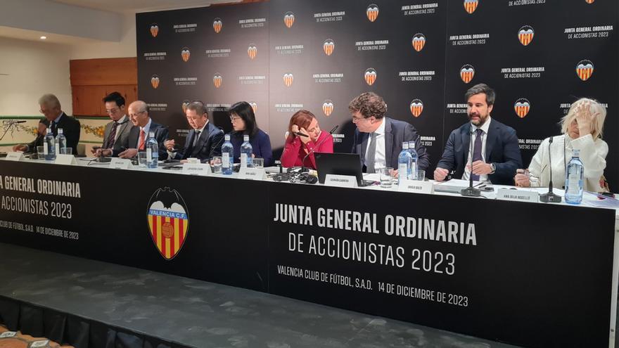 Así fue la Junta General de Accionistas del Valencia CF