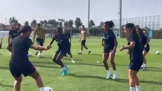 Primer entrenamiento abierto de la temporada del Barça femenino