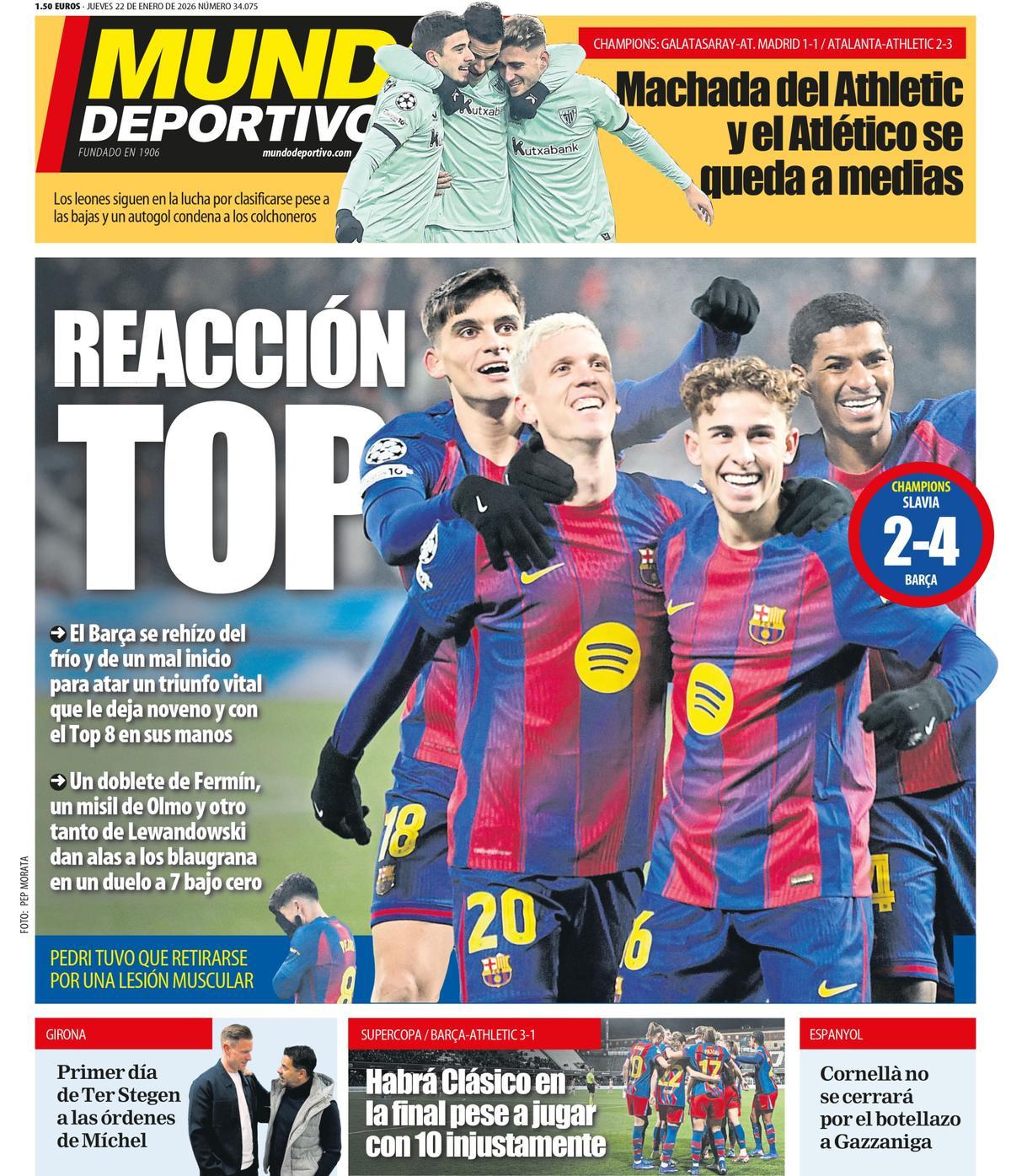 Estas son las portadas de la prensa deportiva de hoy