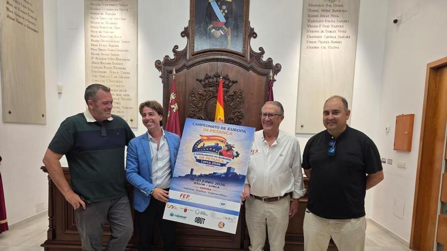 Lorca albergará del 18 al 21 de junio el Campeonato de Europa de Petanca 2026