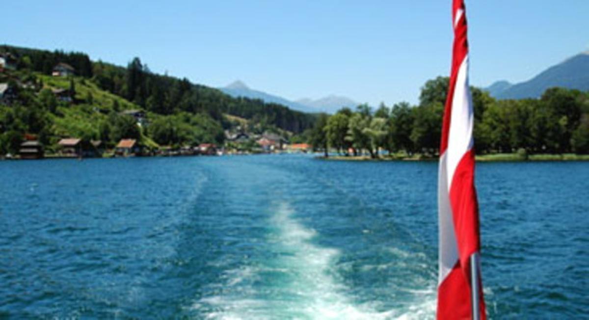 El lago Milstätter See, en Austria, donde el niño se hundió bajo el agua.
