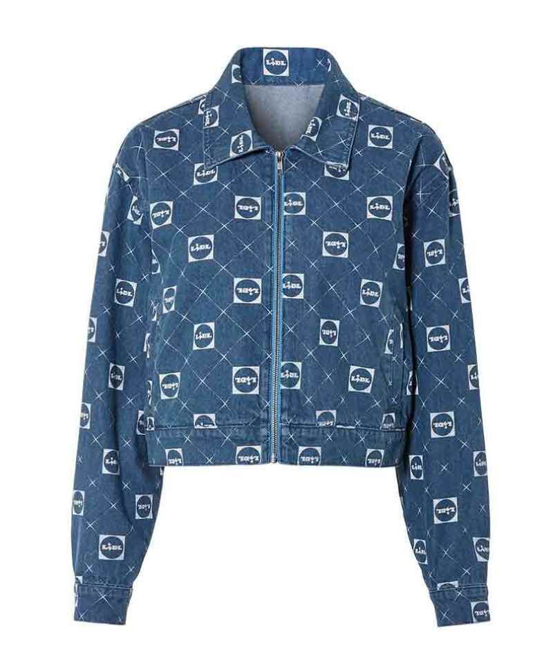 Chaqueta vaquera con estampado de Lidl al estilo Aitana