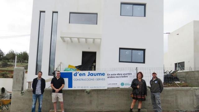 Imagen de una nueva edificación en la que se han utilizado áridos reciclados. | D.I.