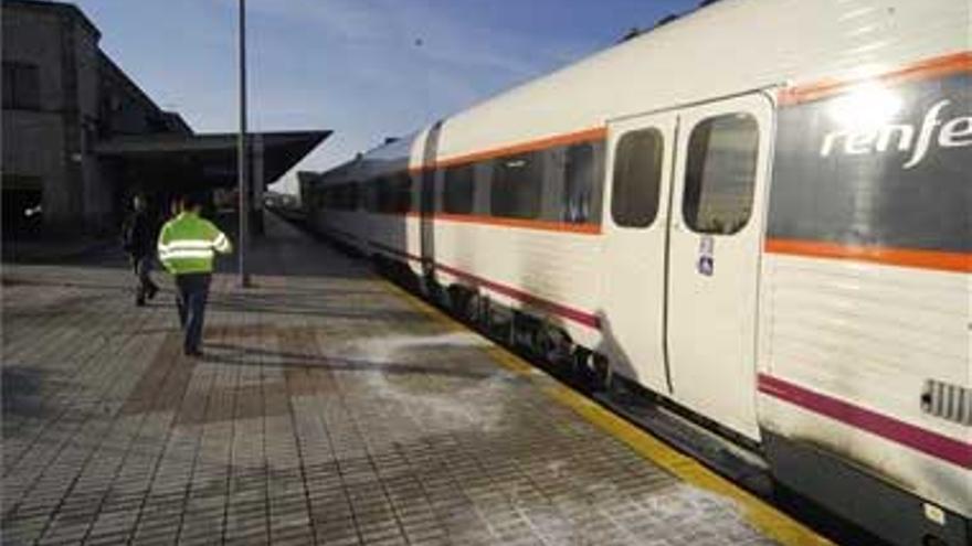 Un pequeño incendio obliga a desalojar el tren Mérida-Madrid