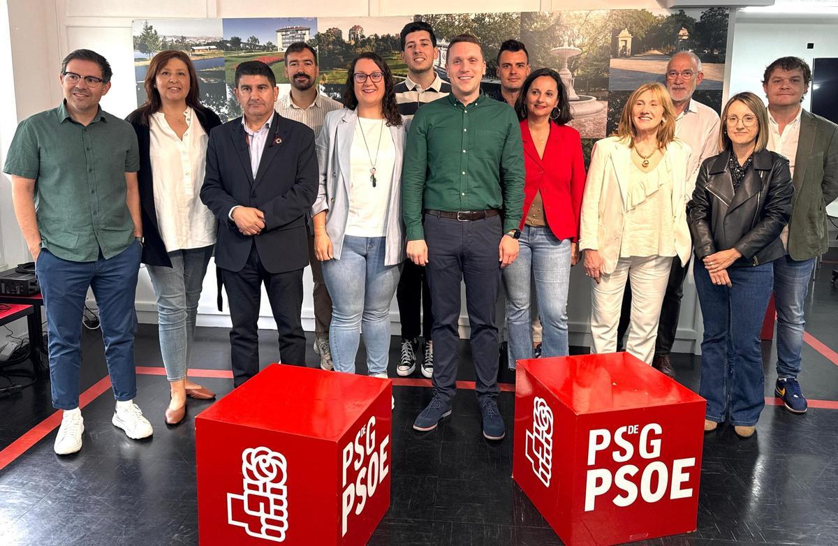 Nueva ejecutiva del PSOE de Santiago presentada hace un año, tras el conflicto