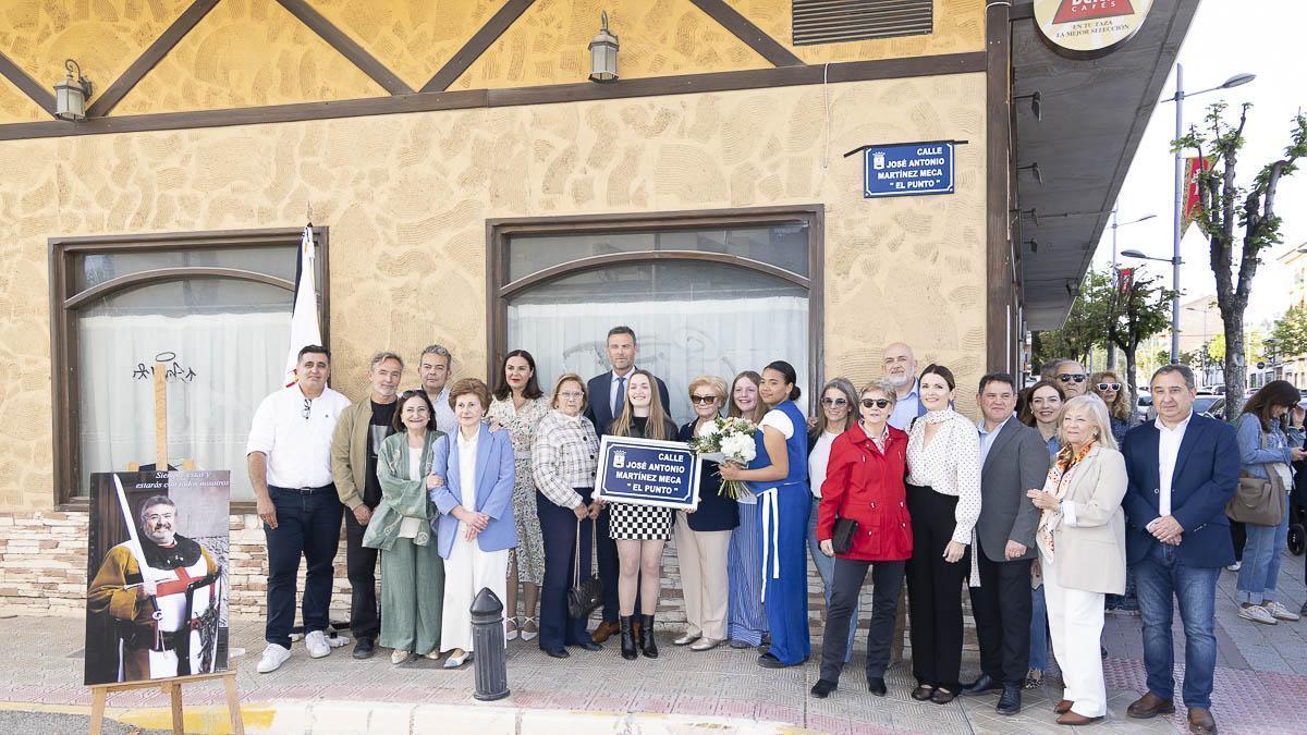 Caravaca dedica una calle a José Antonio Martínez Meca