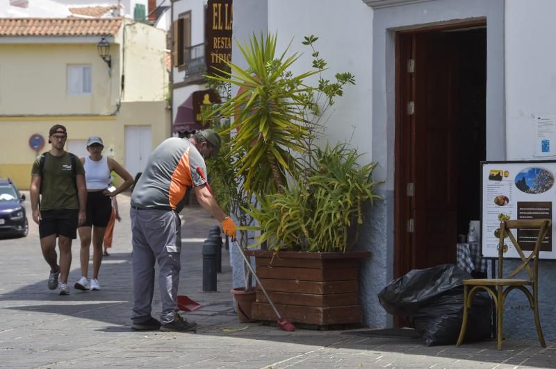 Turistas en las Medianías de Gran Canaria