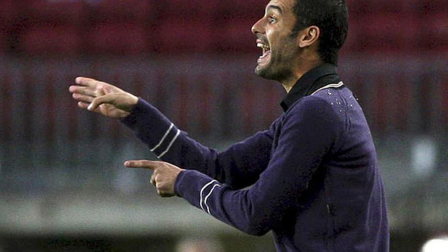 Guardiola, entrenador del FC Barcelona