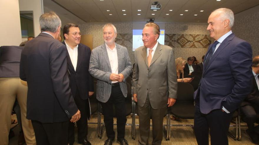 Un momento del acto celebrado esta mañana en la sede del Sabadell.