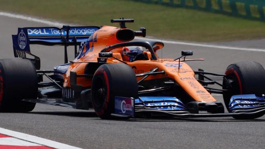 Carlos Sainz, en la primera sesión de entrenamientos.