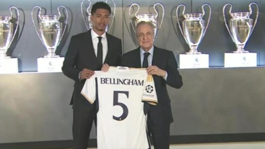 El Real Madrid presenta a Bellingham: &quot;No vengo aquí por dinero, me gusta el pedigrí del club&quot;