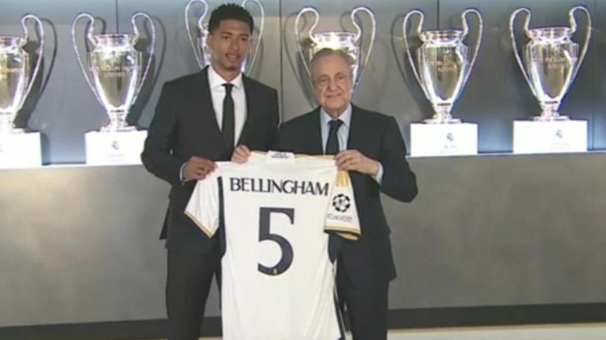 Jude Bellingham, presentado como nuevo jugador del Real Madrid.