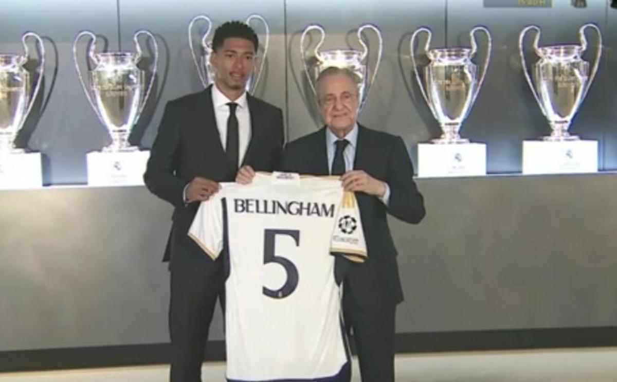 Jude Bellingham, presentado como nuevo jugador del Real Madrid