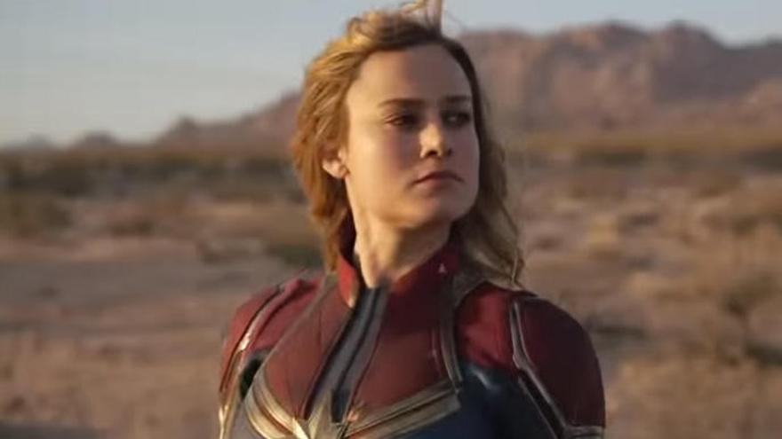 Fotograma del trailer &#039;Capitana Marvel&#039;