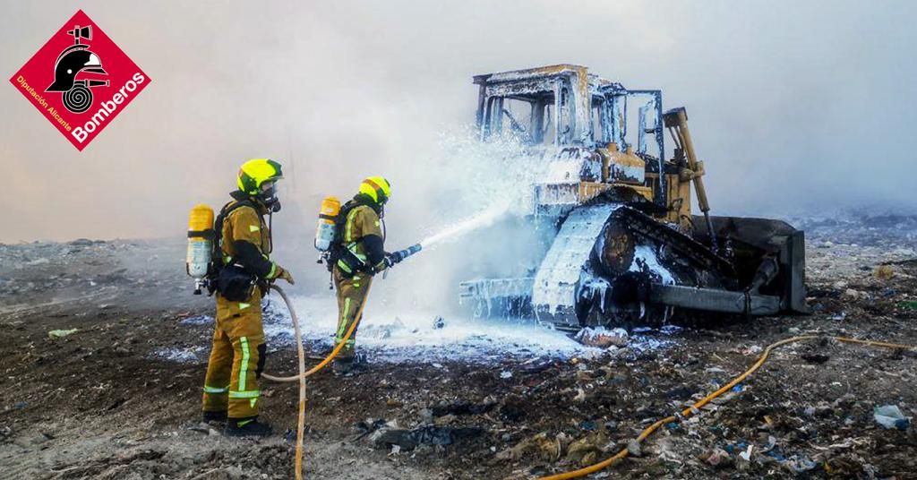 Incendio en Xixona