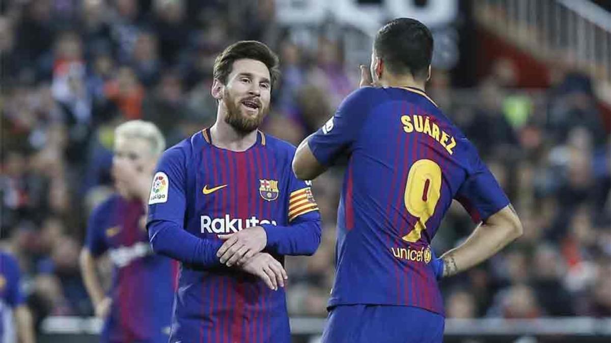 Leo Messi y Luis Suárez se entienden a la perfección