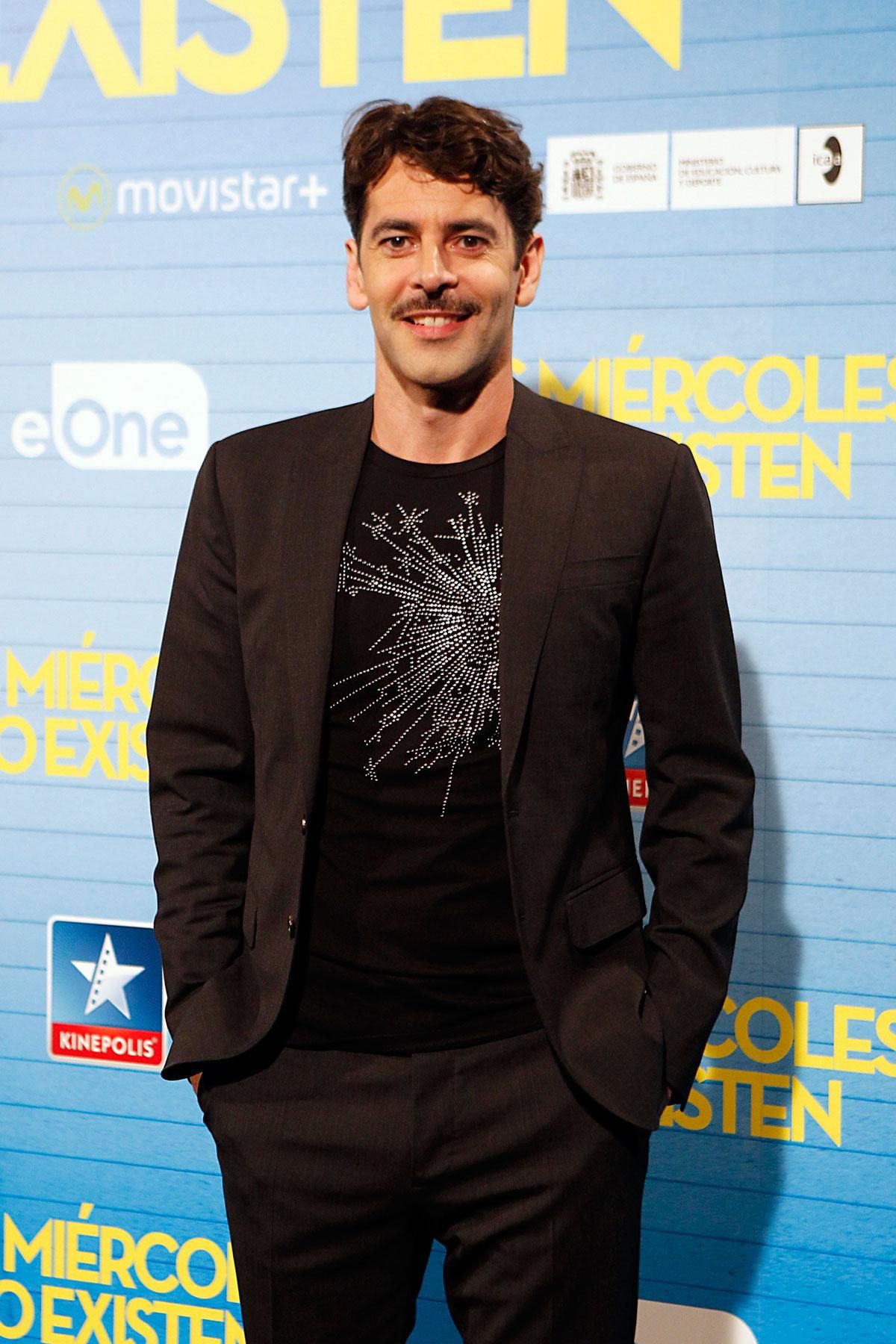 Eduardo Noriega en el estreno de 'Los miércoles no existen'