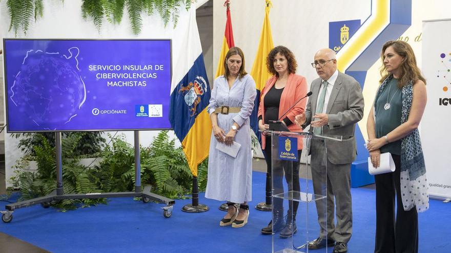 El Cabildo de Gran Canaria presenta dos nuevos servicios para hacer frente a la violencia machista. |