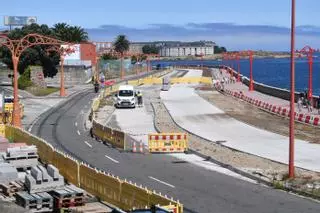 Cómo evitar las barreras del paseo de A Coruña para llegar a Adormideras