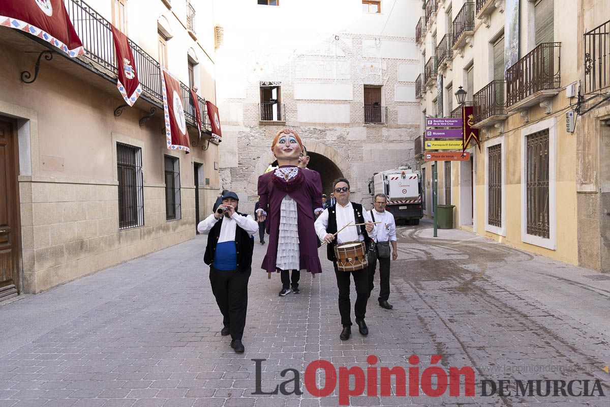 Corporación, Cofradía y Bandos realizan la 'Pedimenta' en Caravaca