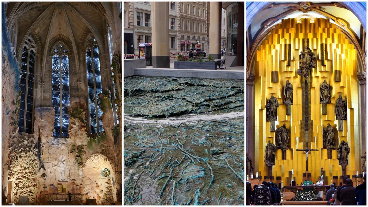Capilla del Santísimo de Barceló, 'Forgotten Streams' de Iglesias y retablo mayor de Marín en Zacatecas