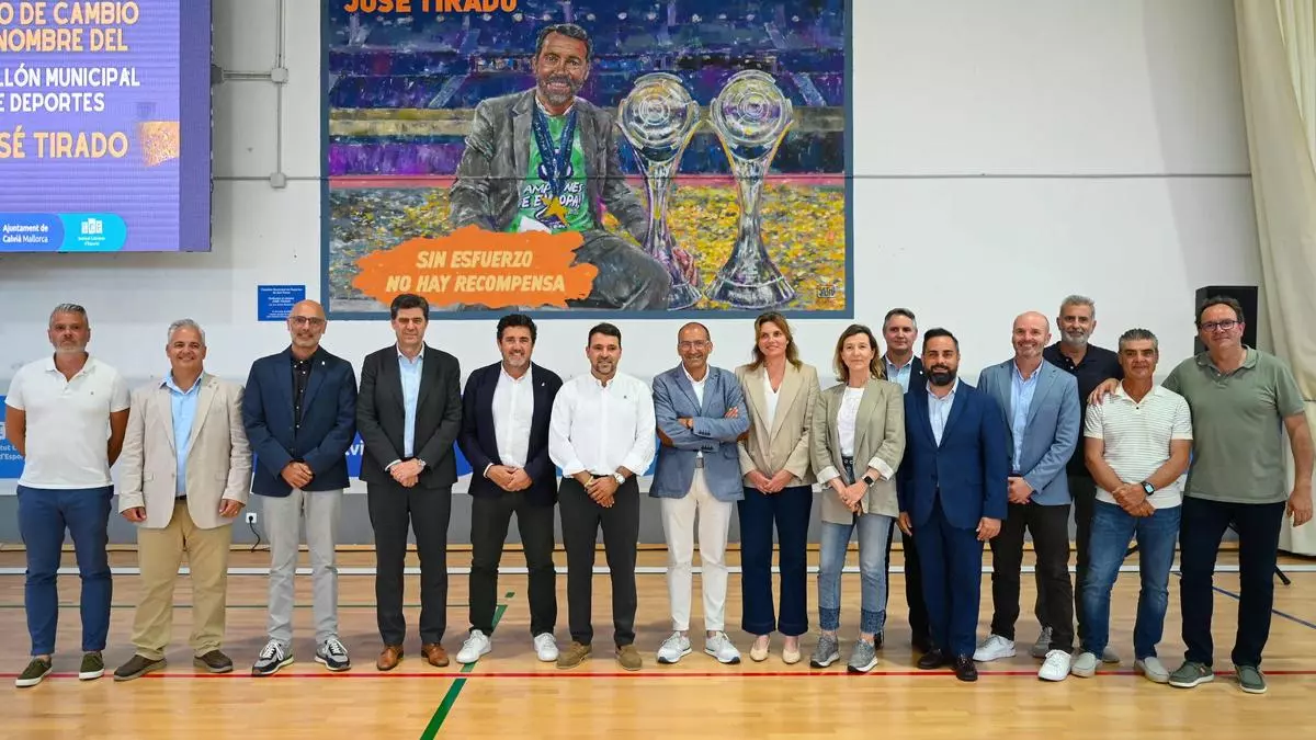 El pabellón deportivo de Son Ferrer pasa a denominarse José Tirado