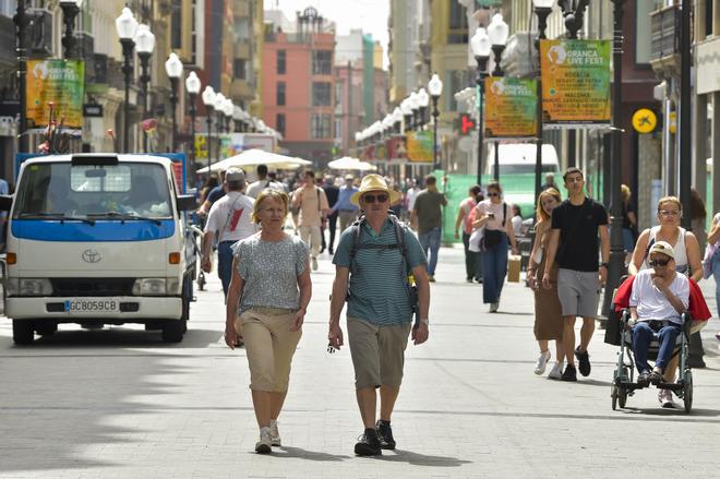 Jornada de calor en Las Palmas de Gran Canaria (31/03/2023)