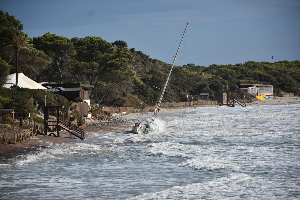 Temporal en ses Salines de Ibiza Temporal en ses Salines de Ibiza