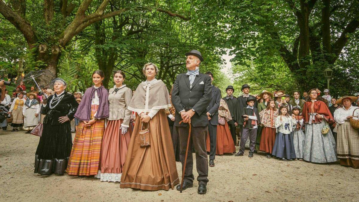 Santiago regresa a 1856 en el día grande del Banquete de Conxo