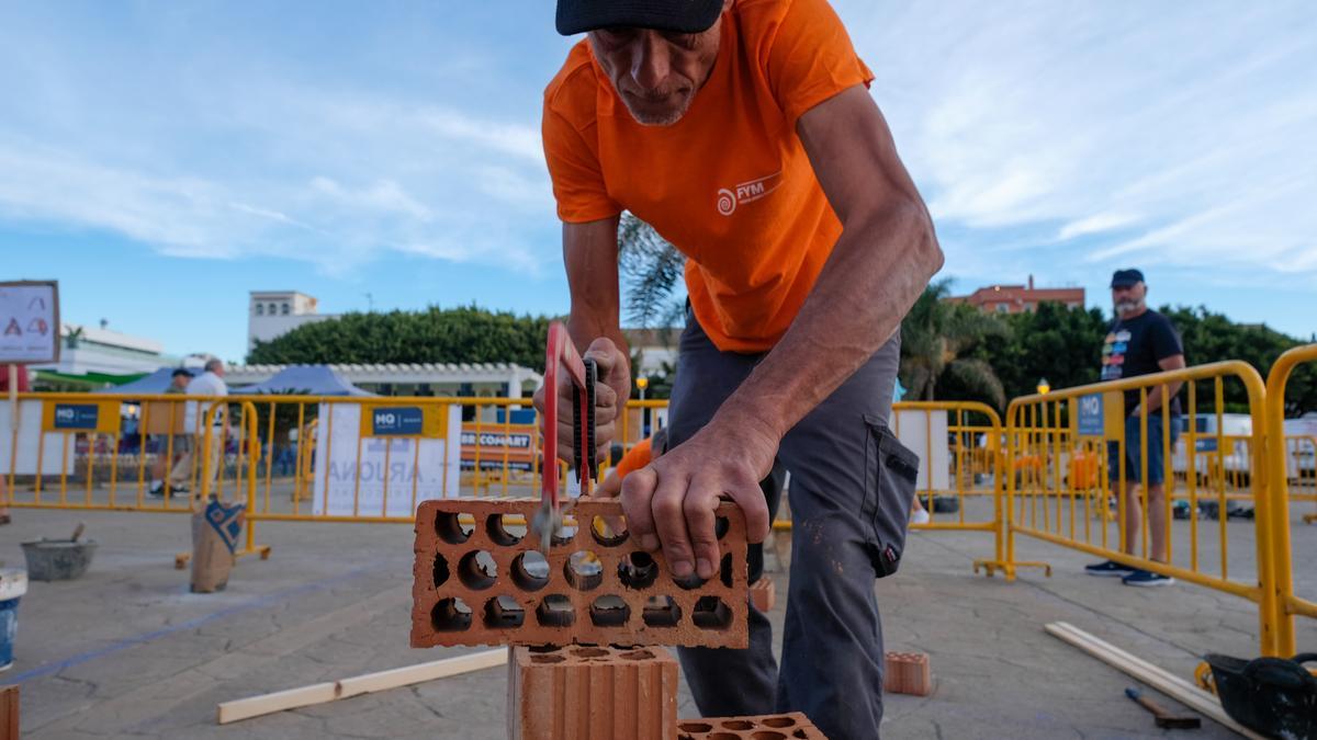 El concurso de albañilería 'Peña El Palustre' de 2022, en imágenes