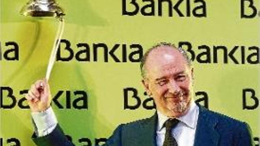 Rato, el dia que Bankia va debutar a la borsa.