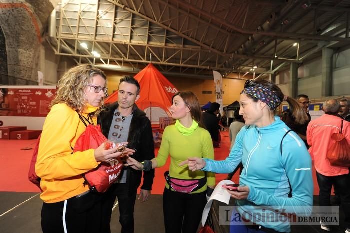 Entrega de dorsales de la Maratón de Murcia