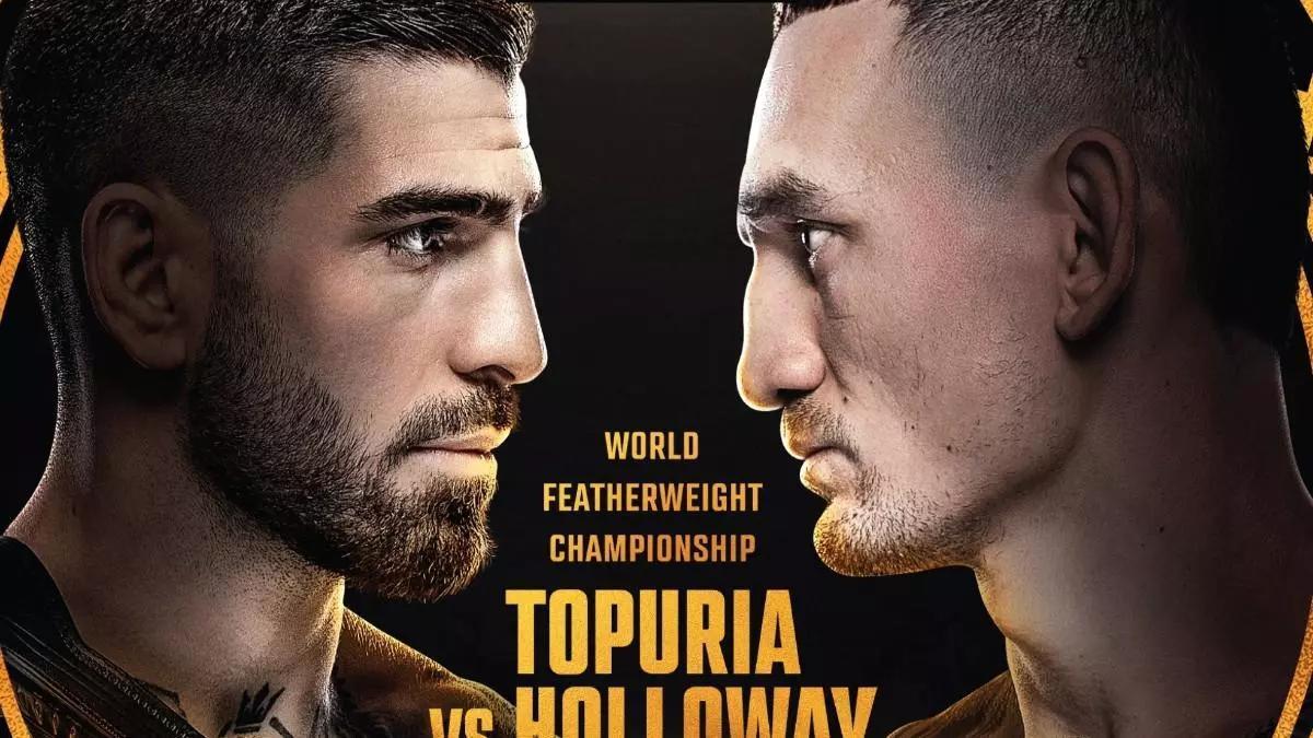 Ilia Topuria vs Max Holloway en UFC 308