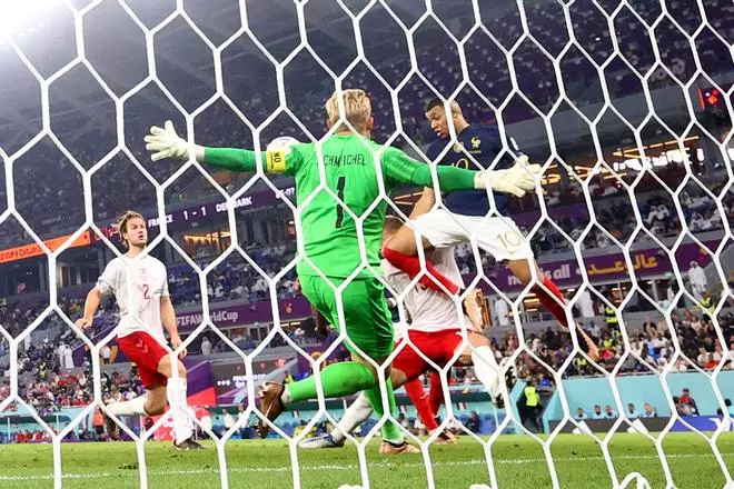 Mundial de Qatar | Francia - Dinamarca, en imágenes