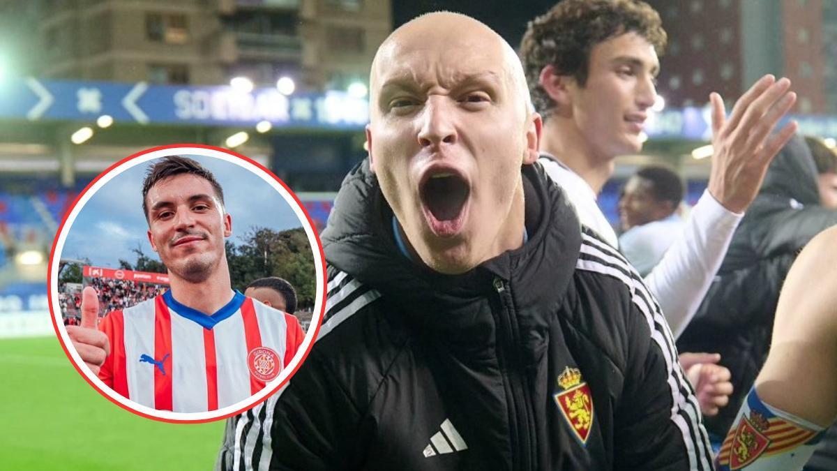 Valery Fernández, ex del Girona, luce la cabeza rapada por una enfermedad autoinmune.