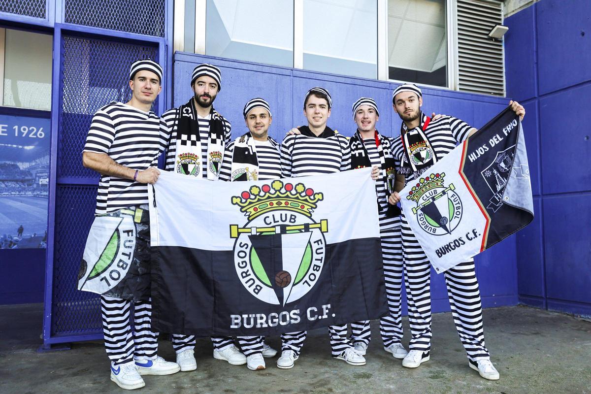 Una imagen de los aficionados de Burgos