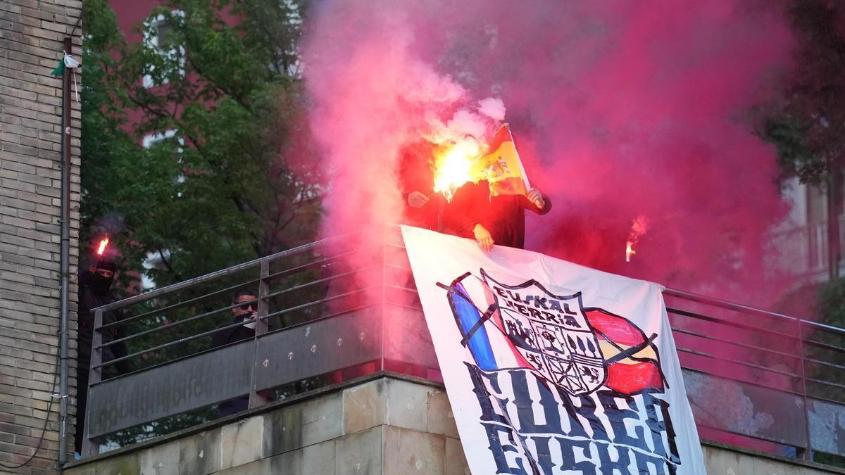 Altercados en Bilbao durante la final del Mundial.