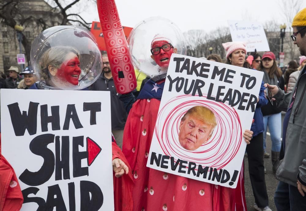 ''Marcha de las Mujeres'' contra Trump en Washington