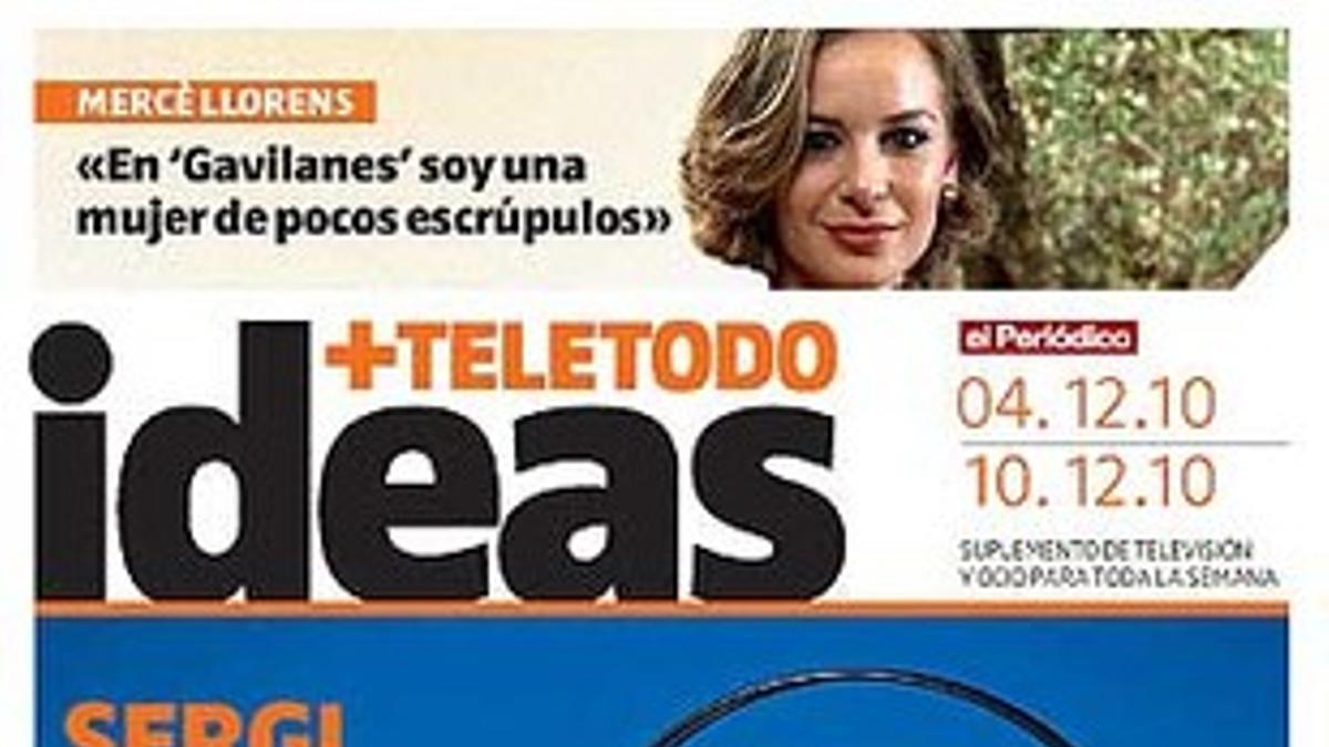 Sergi Mas, en la portada de 'Ideas + Teletodo'