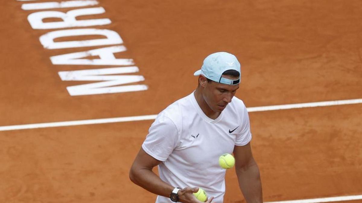 Nadal, en el Mutua Madrid Open de 2022.