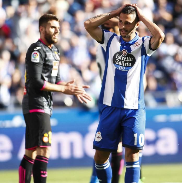 El Dépor cae en Riazor ante el Espanyol