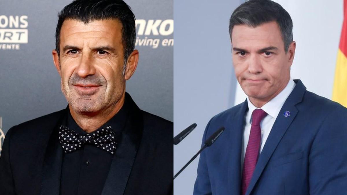 Luis Figo ataca a Pedro Sánchez