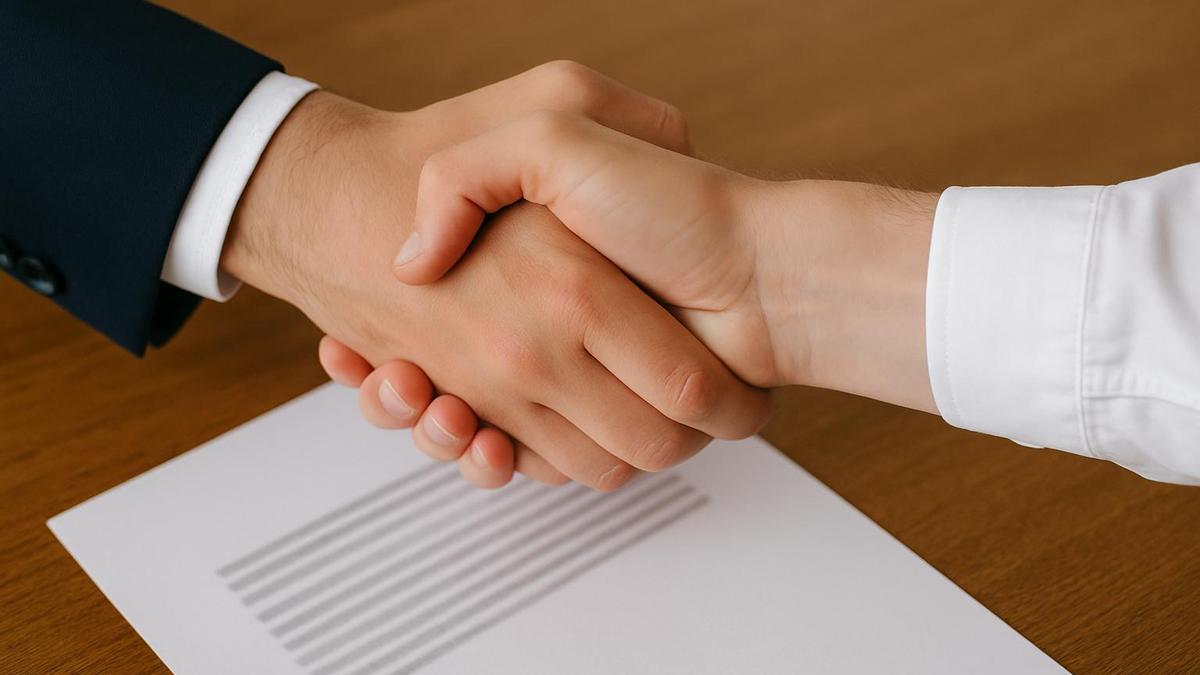 Firma de un acuerdo