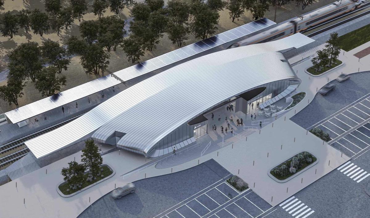 La futura estación de Cercanías de Dos Hermanas, en imágenes